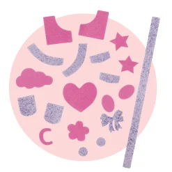 Corolle 2 jeux de Décochic™ Rose pour poupée ma chérie création