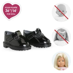 Corolle Babies vernies noires pour poupée ma
