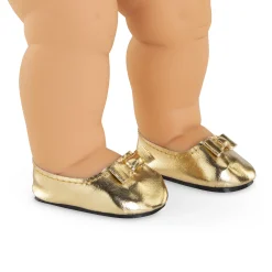 Corolle Ballerines dorées pour poupon 36 cm