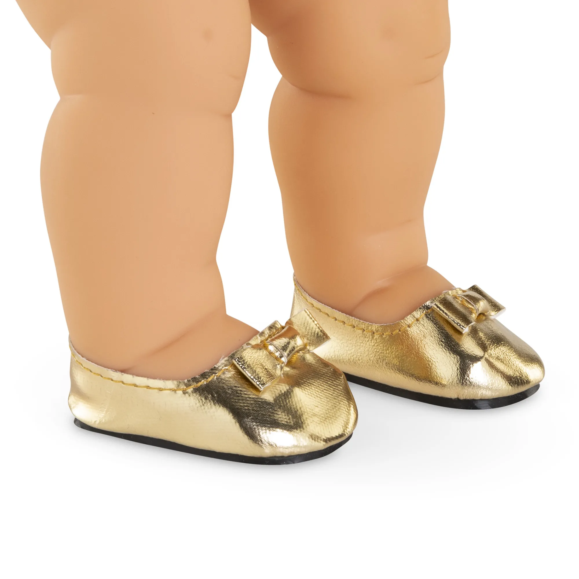 Corolle Ballerines dorées pour poupon 36 cm