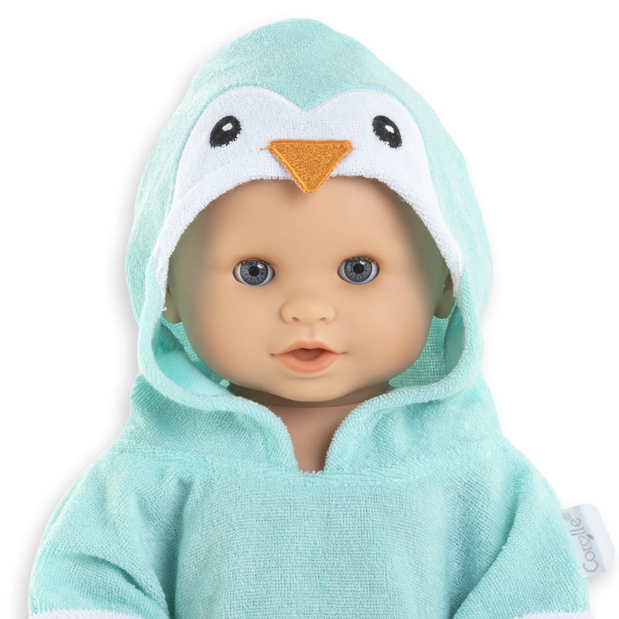 Corolle Cape de Bain Pingouin pour poupon 36 cm