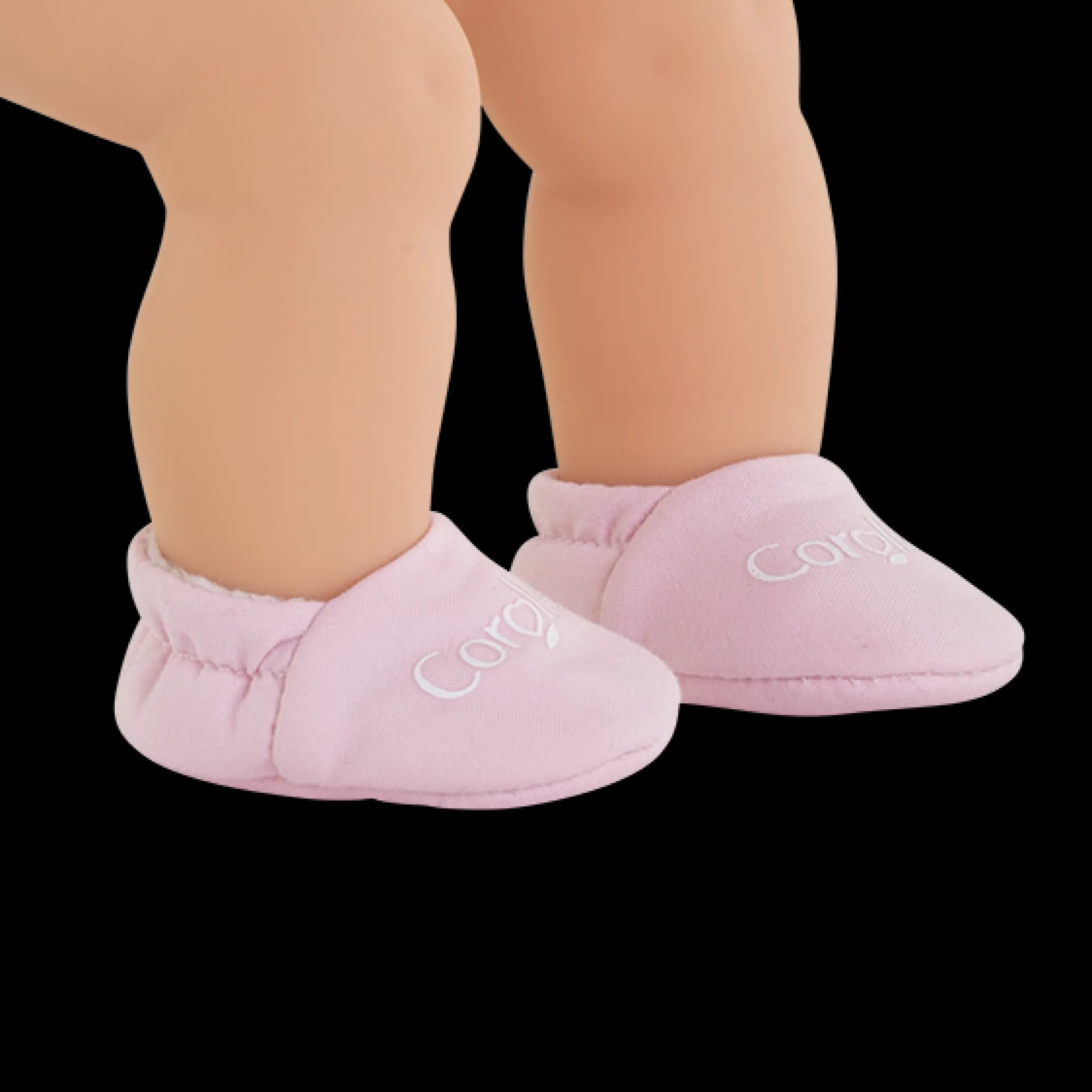 Corolle Chaussons roses pour poupon 30 cm