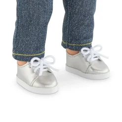 Corolle Chaussures Argentées pour poupée ma