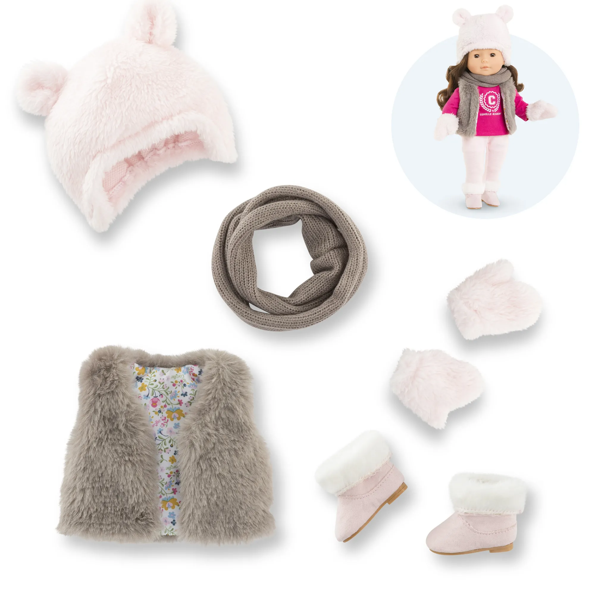 Corolle Coffret Hiver et Accessoires pour poupée ma