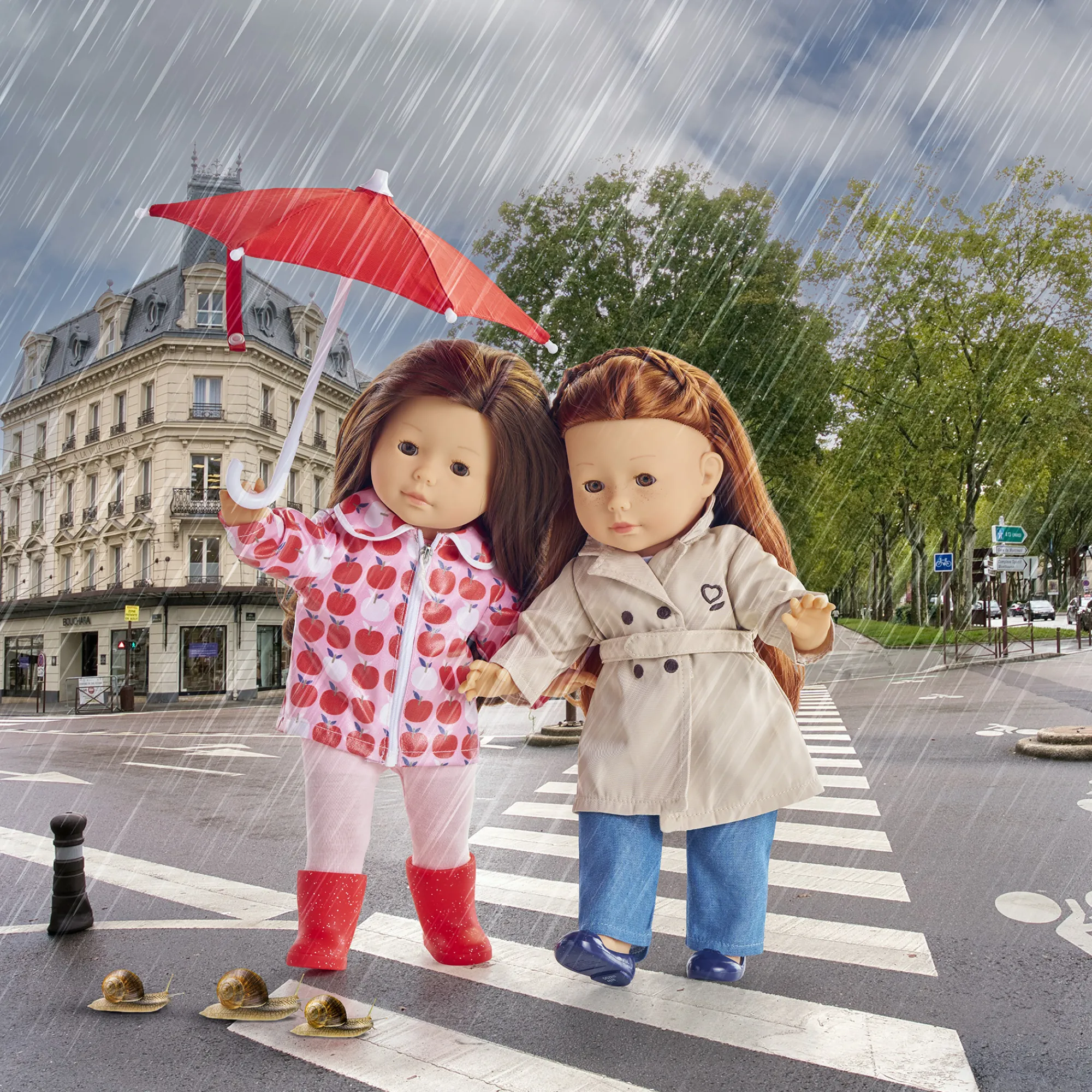 Corolle Coffret Jour de Pluie & Accessoires pour poupée ma