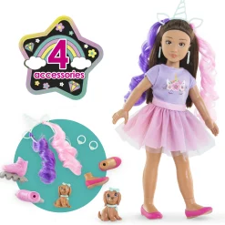 Corolle Coffret Poupée Girls Luna Licorne