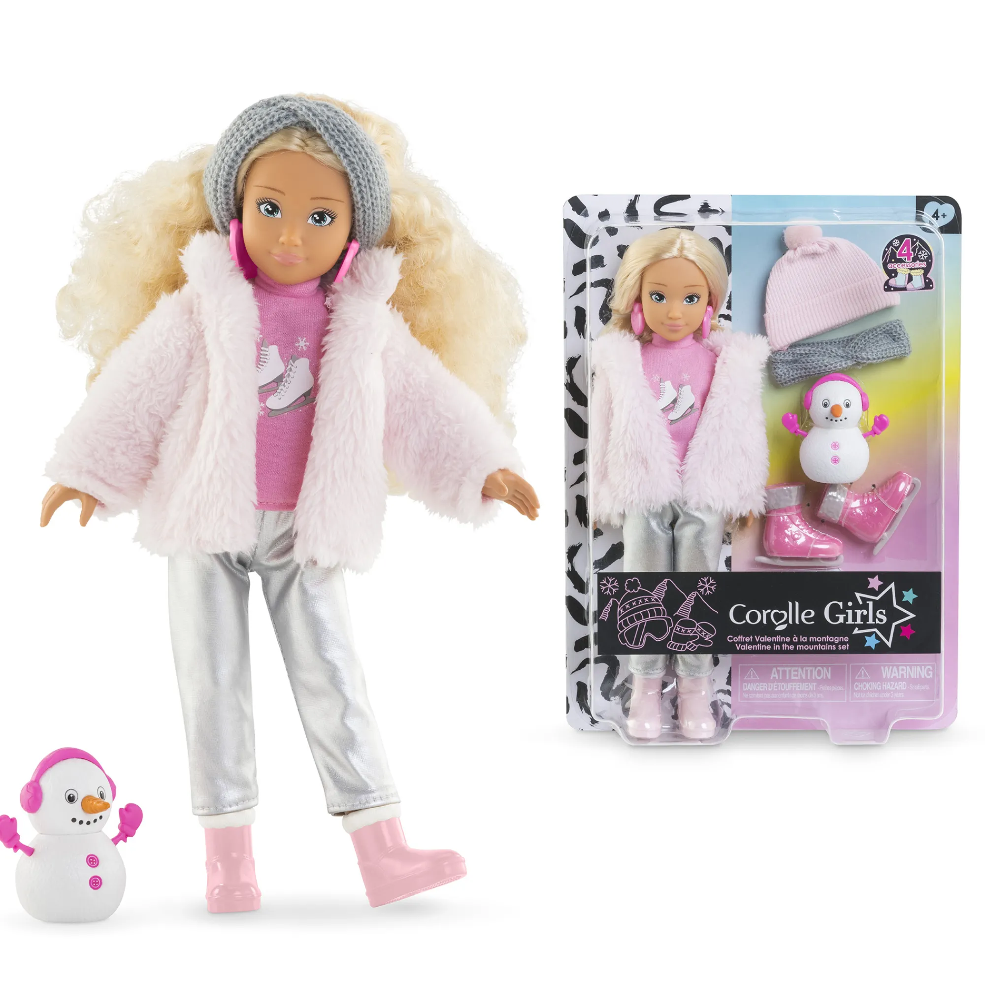 Corolle Coffret Poupée Girls Valentine à la Montagne
