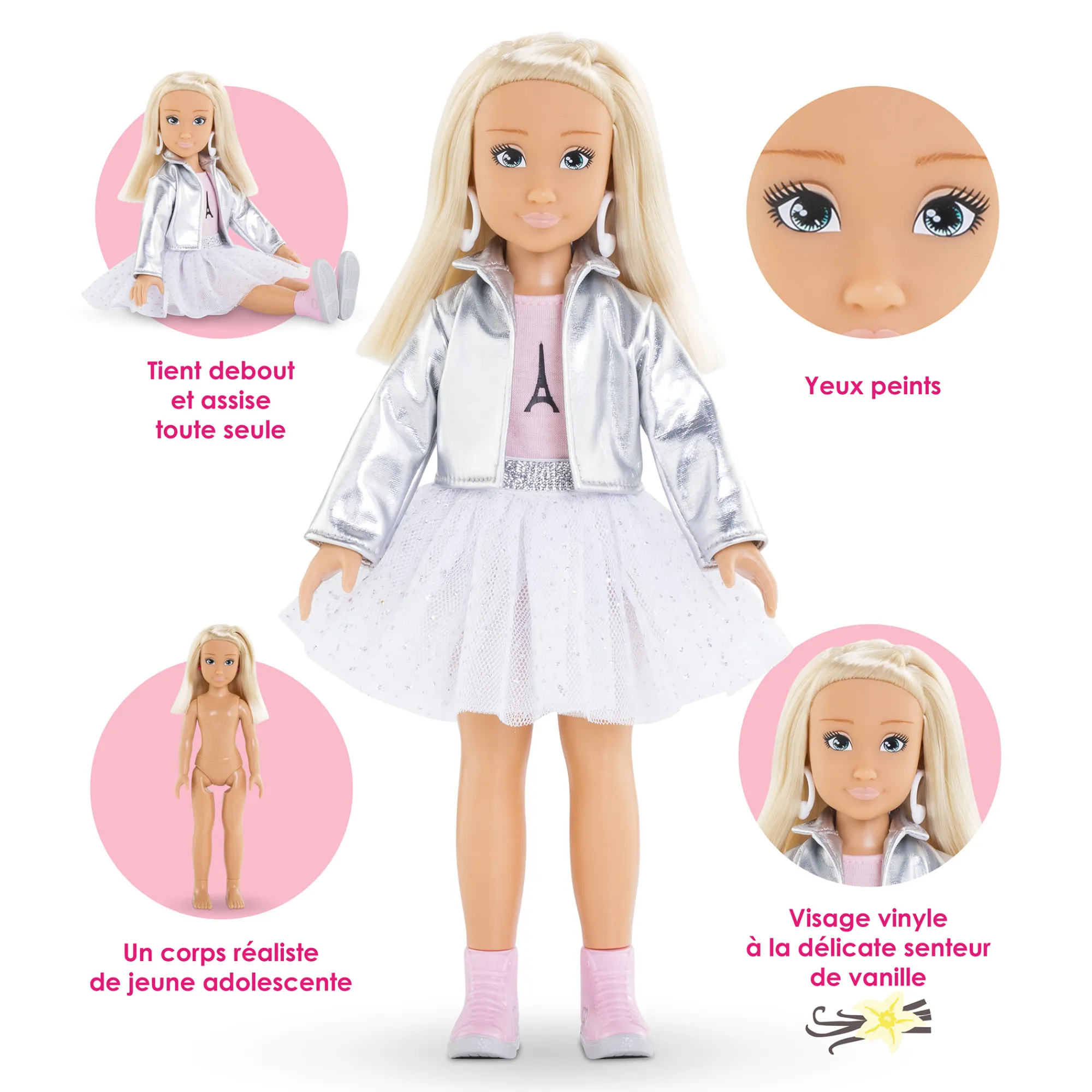 Corolle Coffret Poupée Girls Valentine Fashion Week Paris