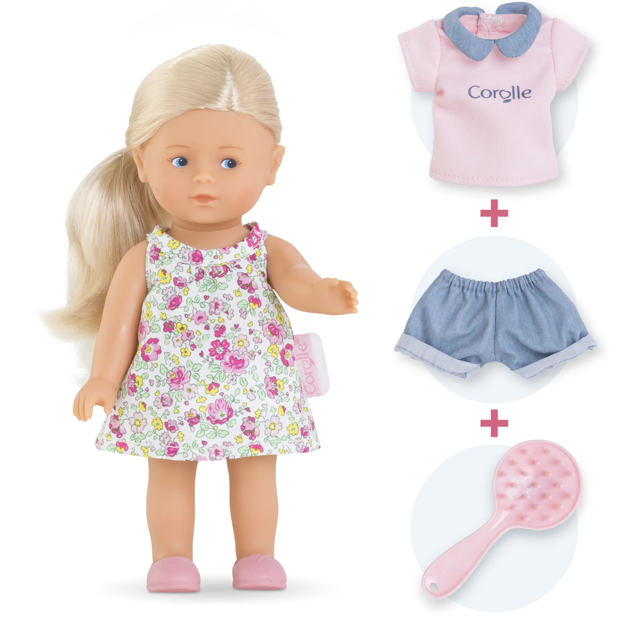 Corolle Coffret Poupée Mini Corolline Mini Monde de Rosy