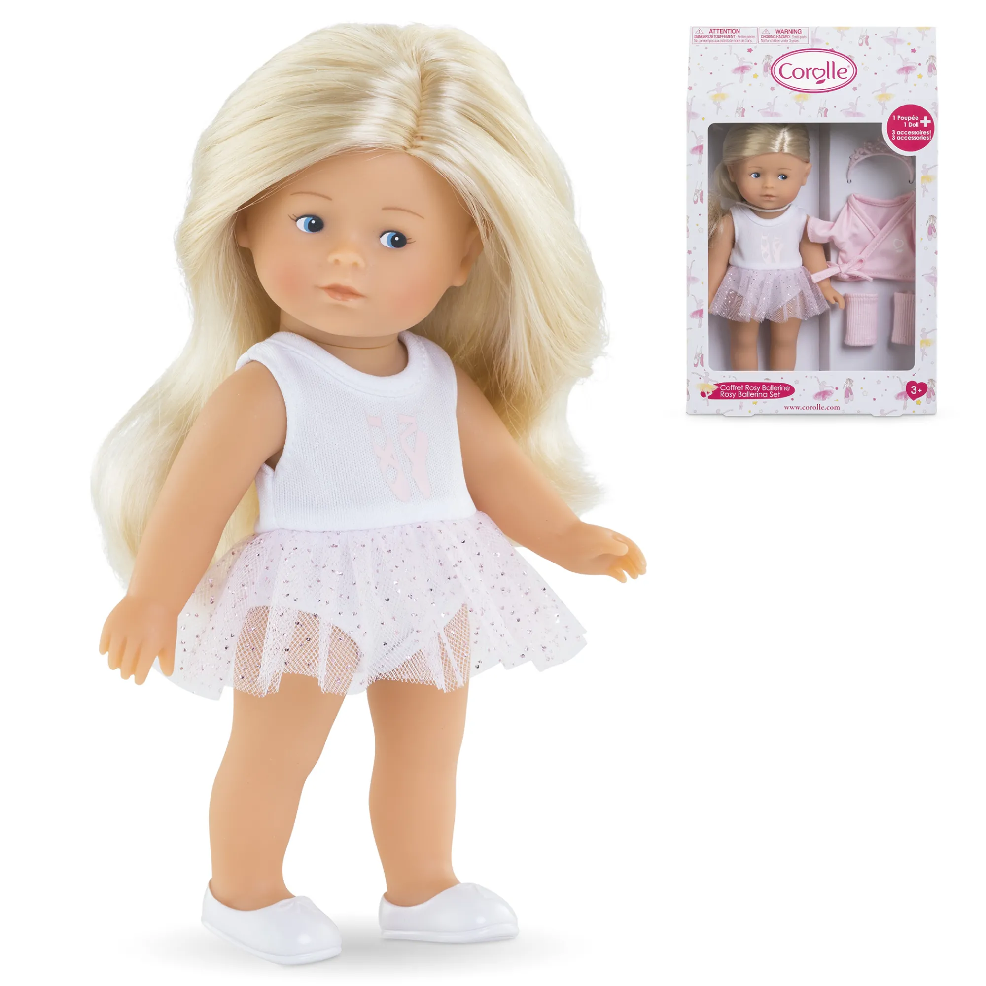 Corolle Coffret Poupée Mini Corolline Rosy Ballerine