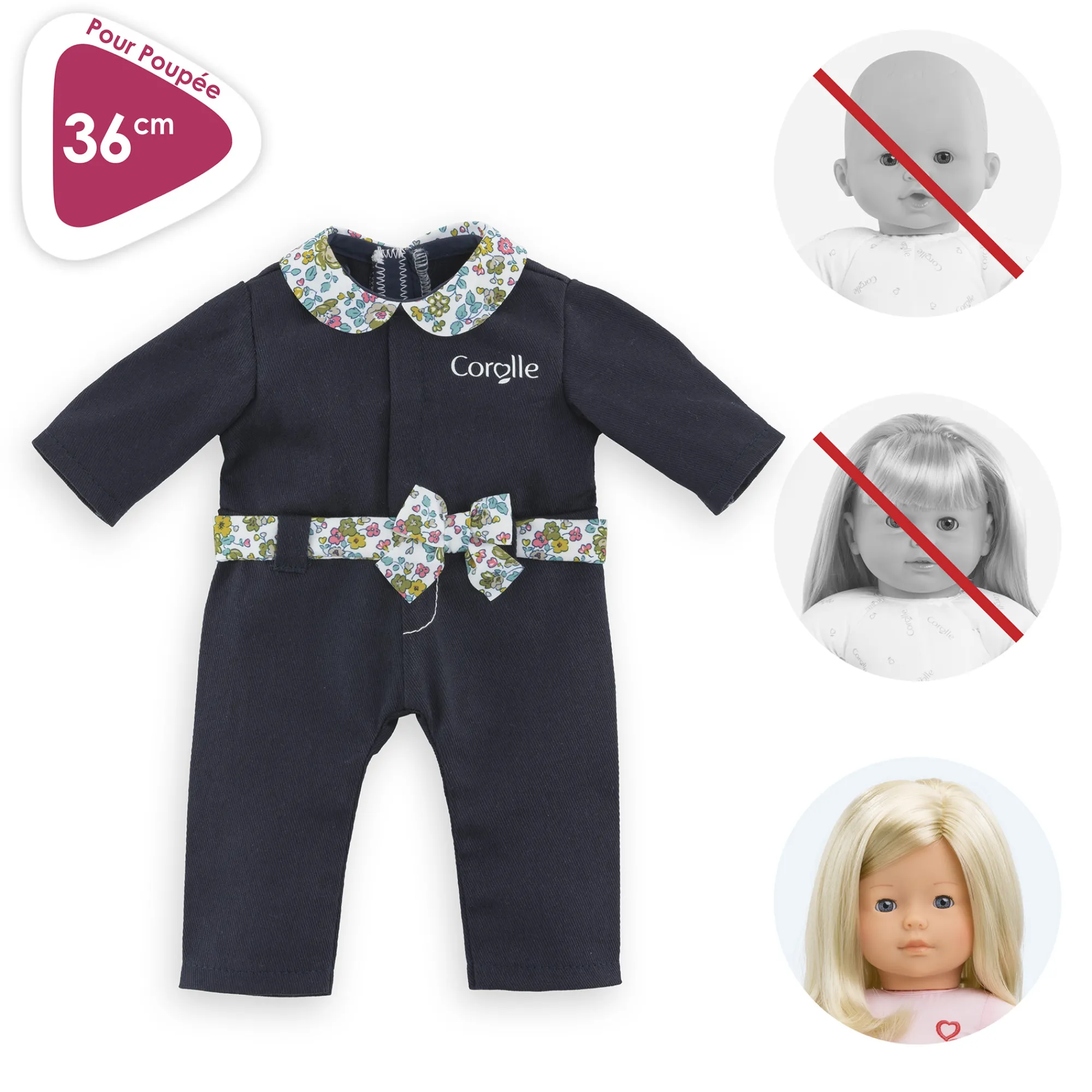Corolle Combinaison Marine pour poupée ma