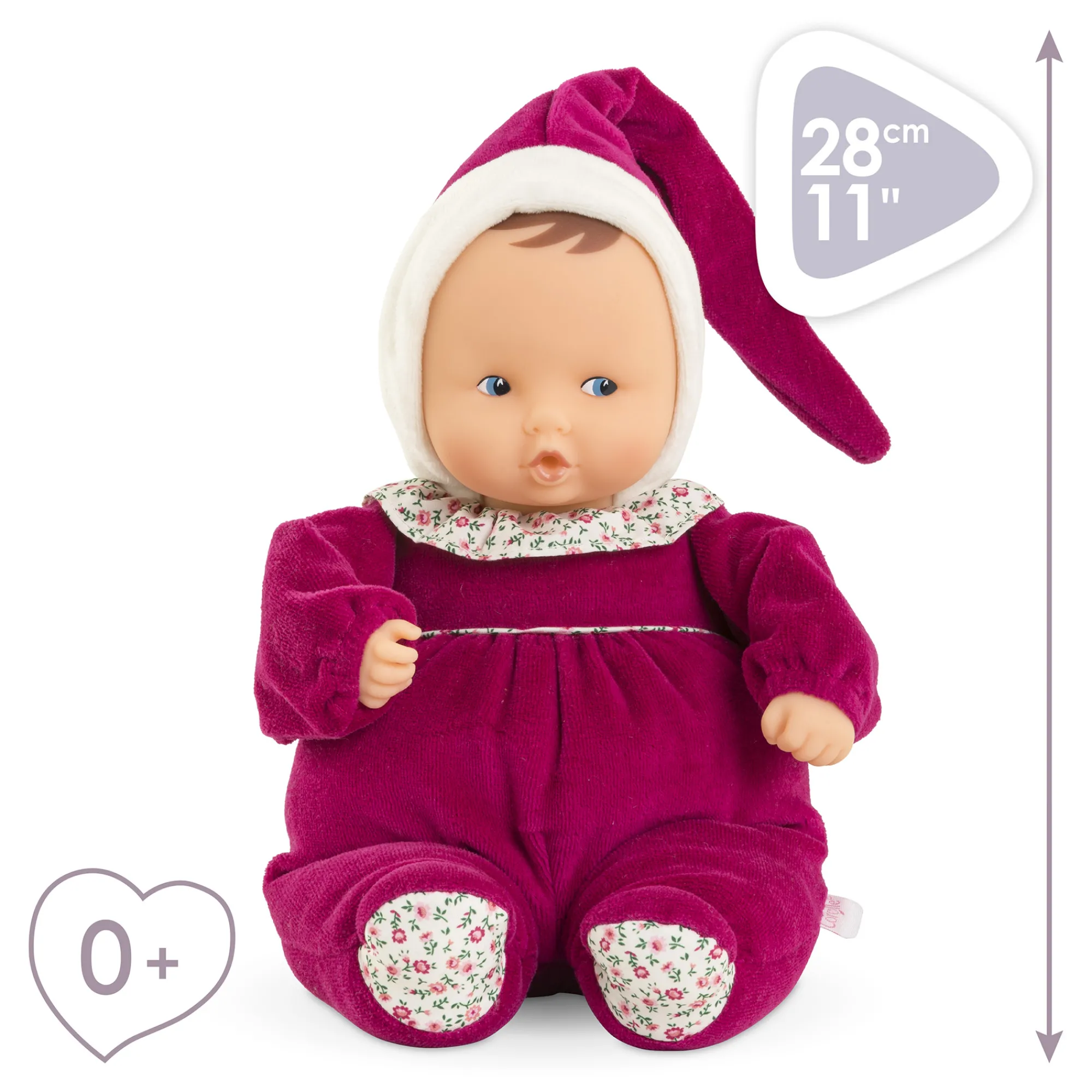 Corolle Doudou Babipouce Rose Grenadine