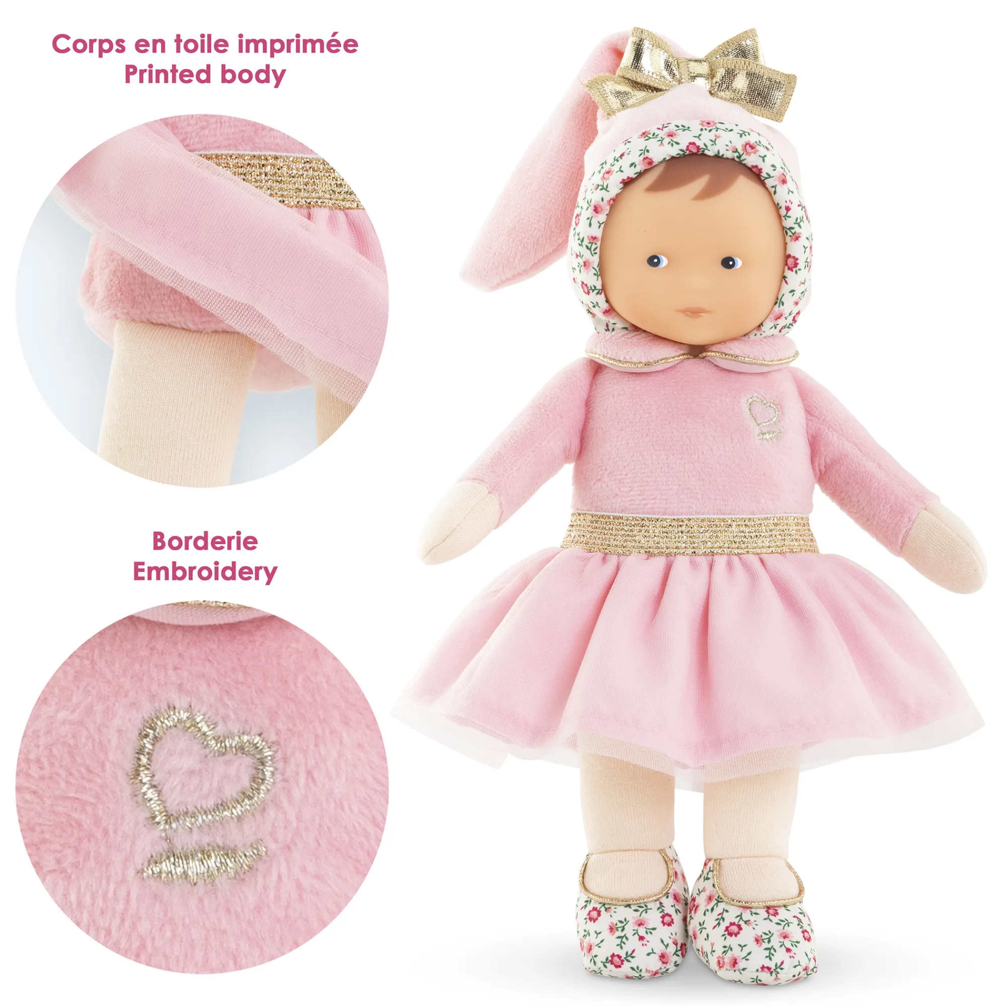 Corolle Doudou Miss Ballerine Rose Grenadine
