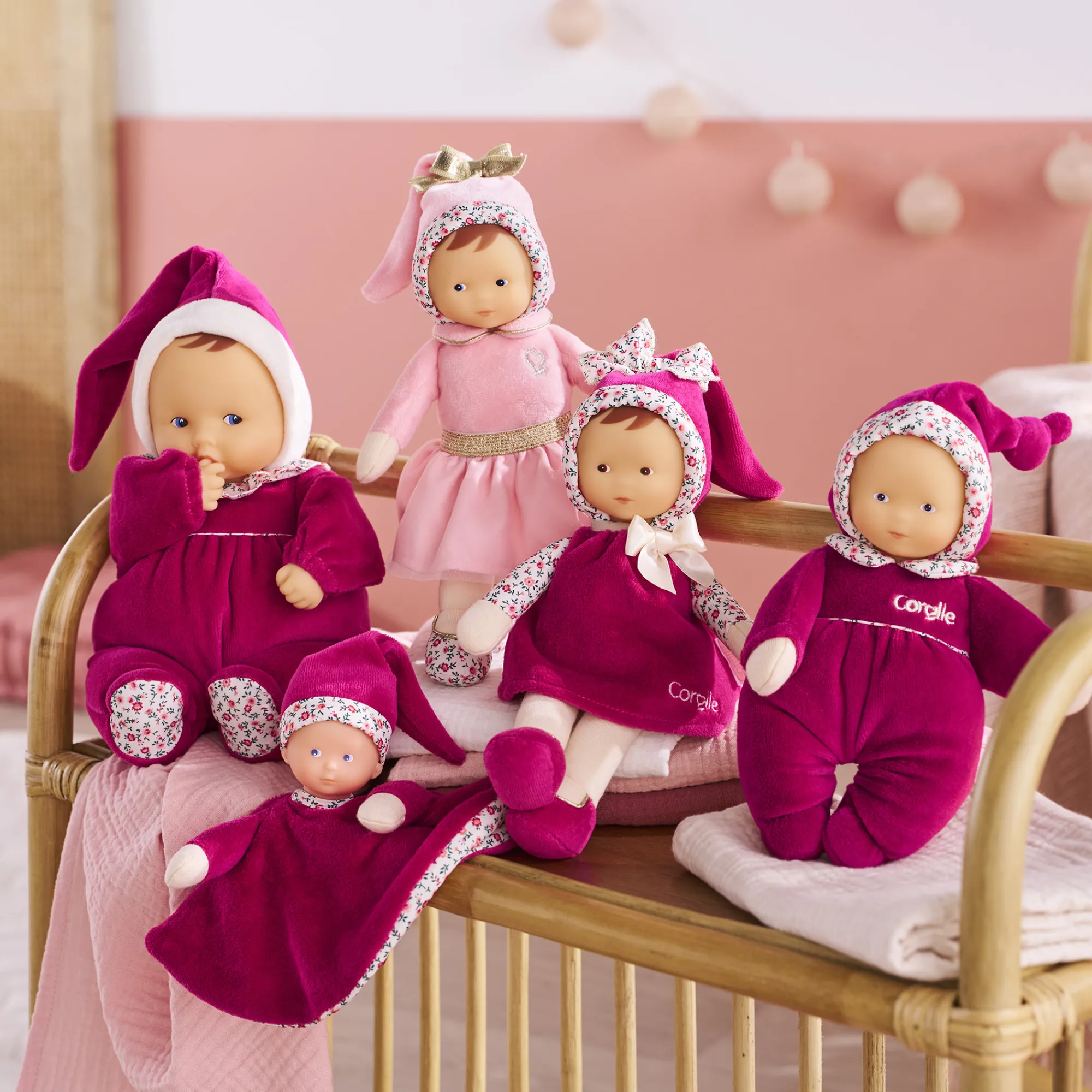 Corolle Doudou Tidoudou Rose Grenadine