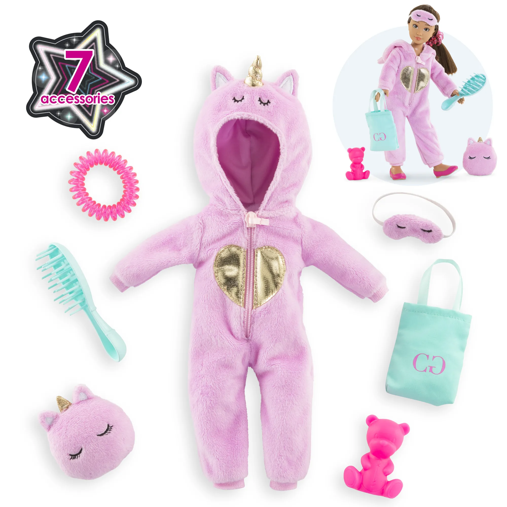 Corolle Dressing Combinaison Licorne pour poupée Girls