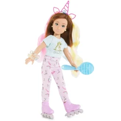 Corolle Ensemble Accessoires Coiffure Arc-en-ciel pour poupée Girls