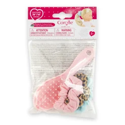 Corolle Ensemble Brosse et 3 Chouchous pour poupée ma
