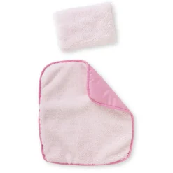 Corolle Ensemble Couffin Peluche Rose pour poupon de 36 et 42 cm