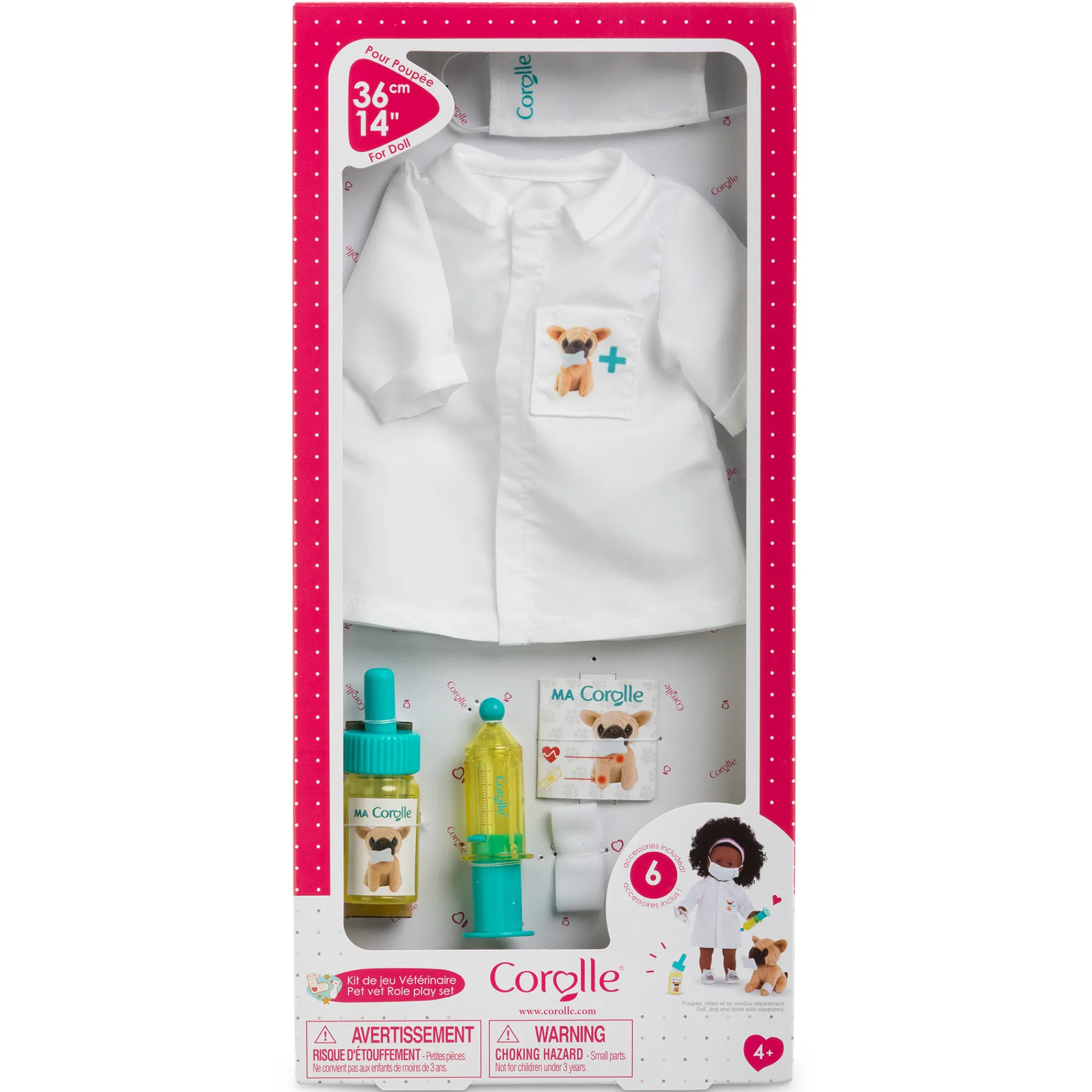 Corolle Kit de Jeu Vétérinaire pour poupée ma