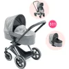 Corolle Landau 3 en 1 Cybex Priam Gris pour poupons 36 / 42 / 52 cm