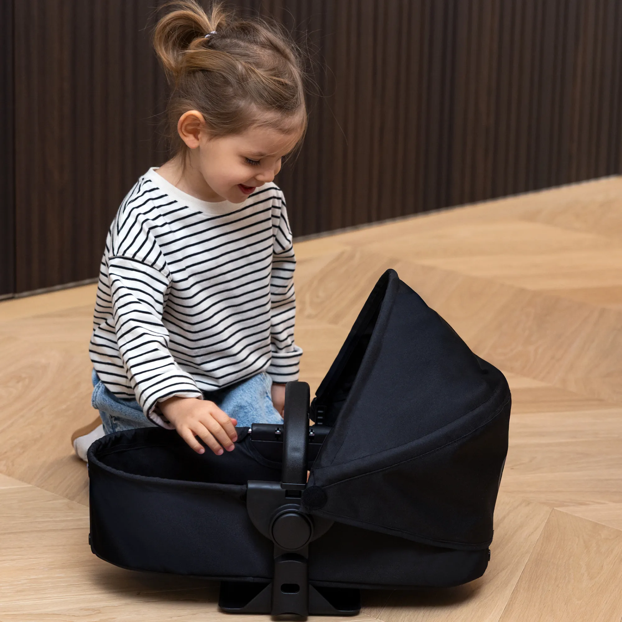 Corolle Landau 3 en 1 Cybex Priam Noir pour poupon 36 / 42 / 52 cm