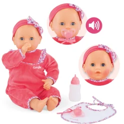 Corolle Lila Chérie se balade en Poussette Canne Sauge
