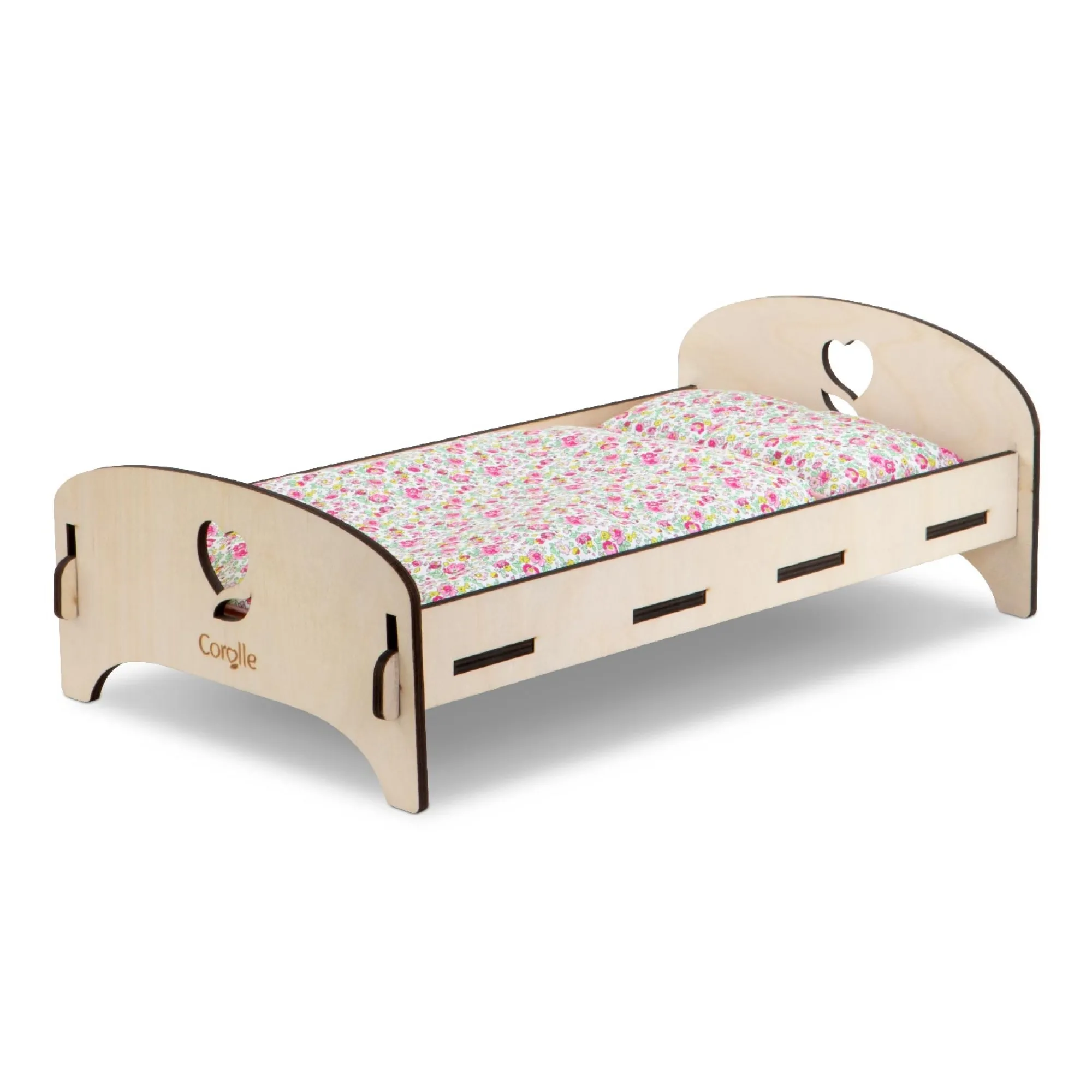 Corolle Lit en Bois pour poupon 30 et 36 cm