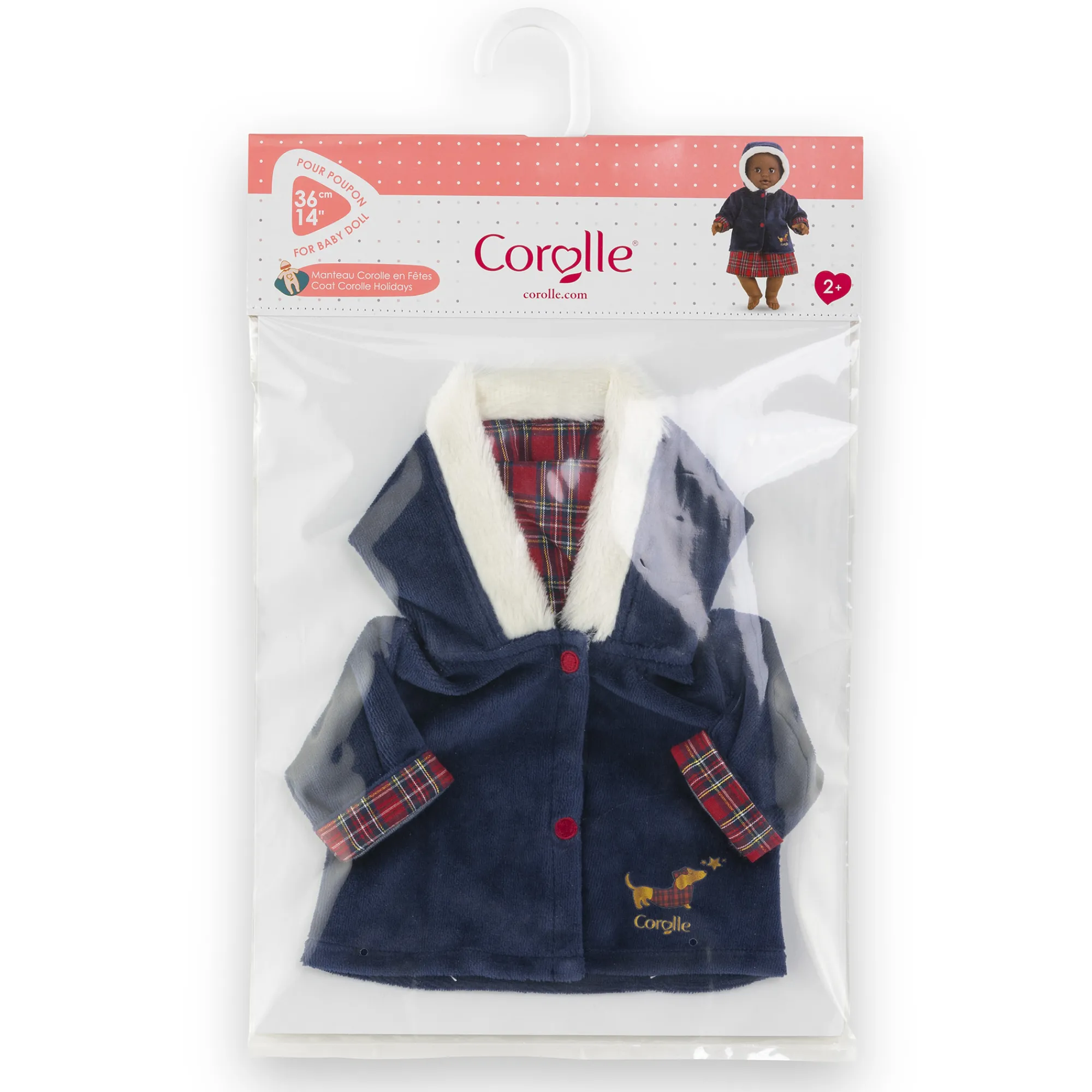 Corolle Manteau en Fêtes pour poupon 36 cm
