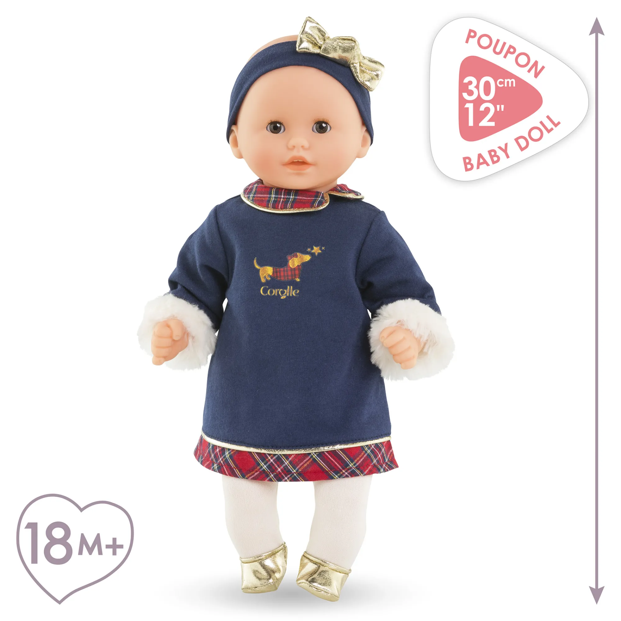 Corolle Mon Bébé Calin Margaux en Fêtes et Valise Docteur