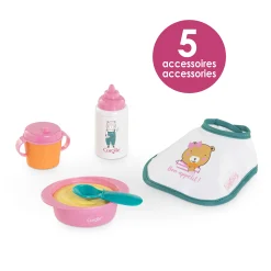Corolle Mon Bébé Calin Margaux en Fêtes et Coffret Repas