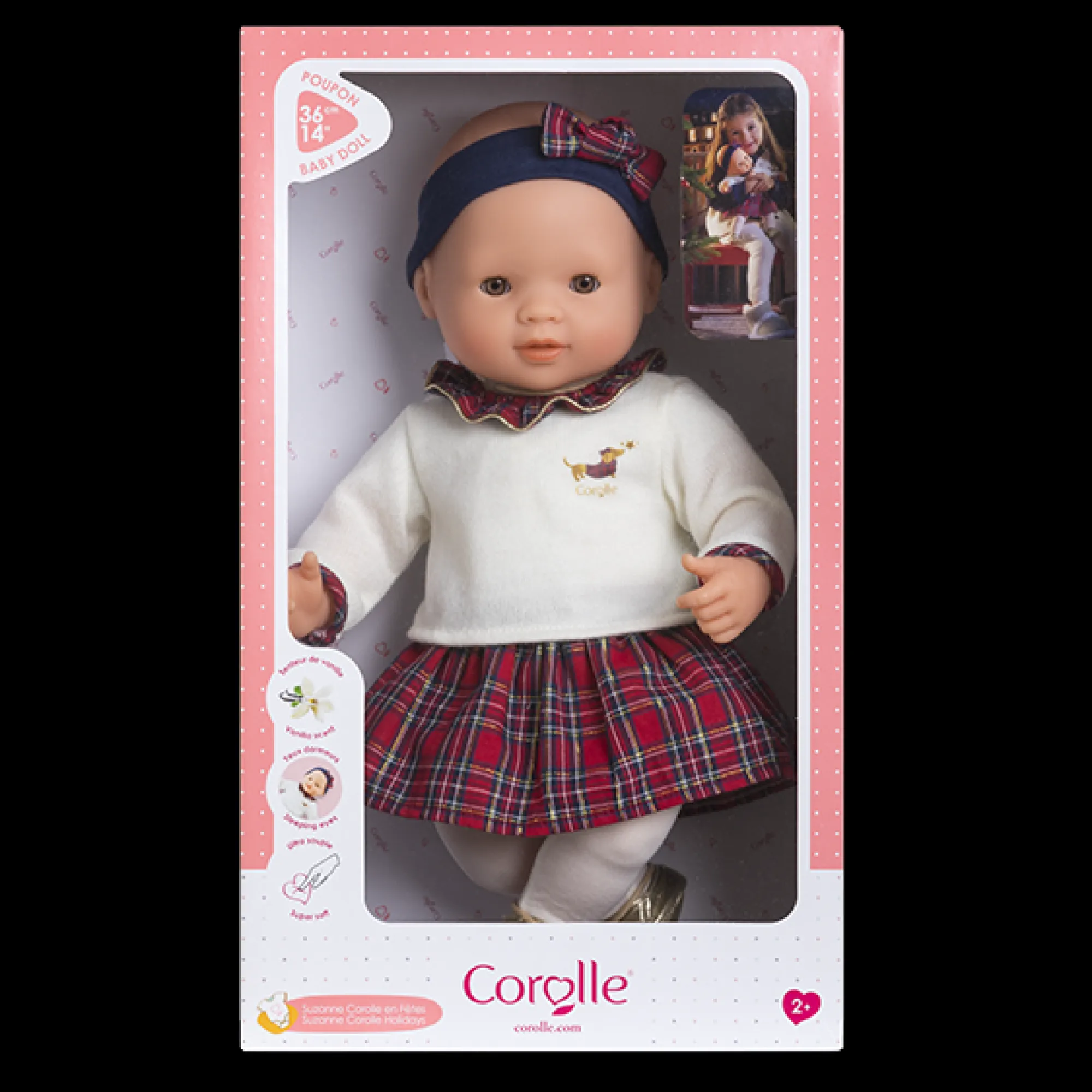 Corolle Mon Grand Poupon Suzanne et Pyjama en Fêtes