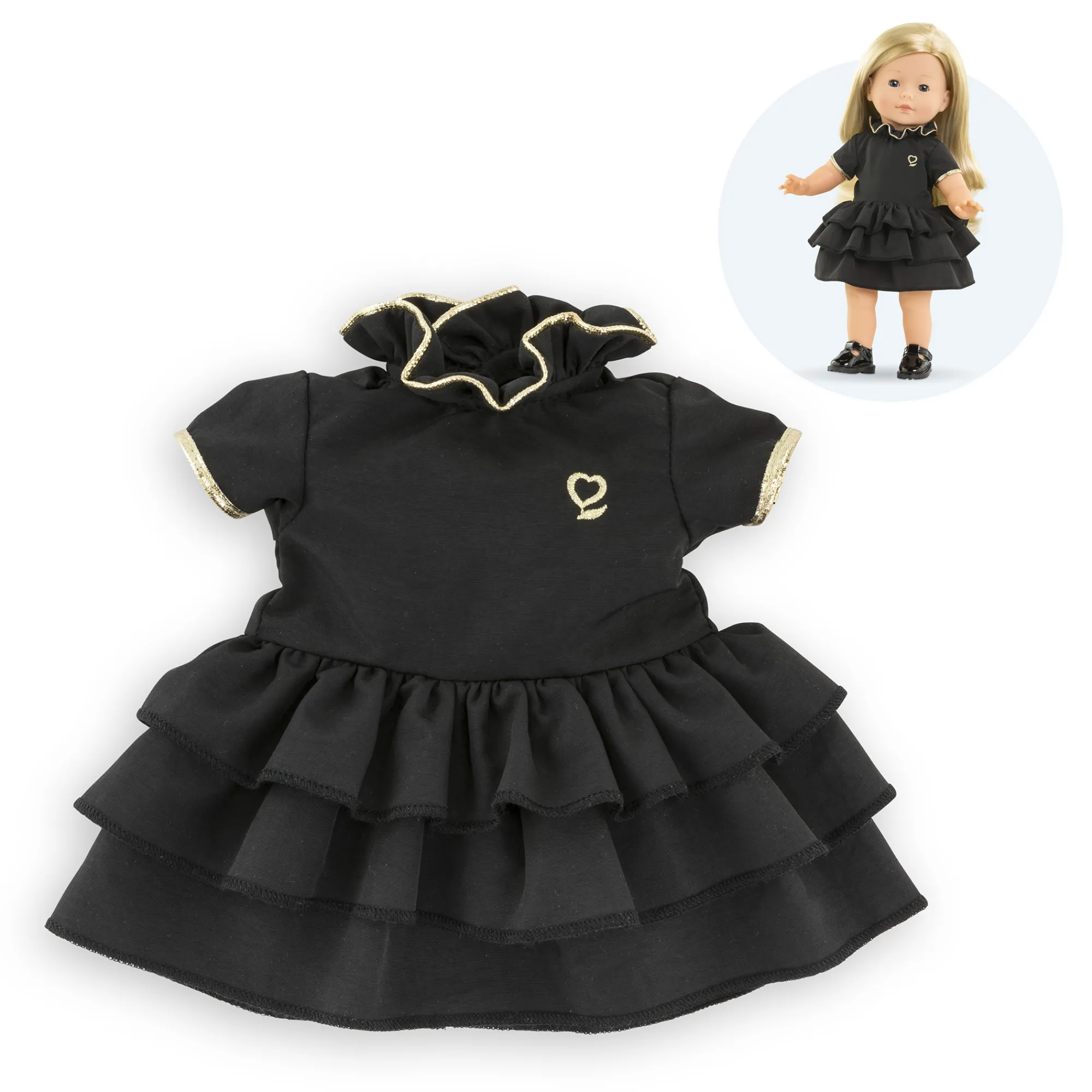 Corolle Petite Robe Noire pour poupée ma