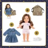 Corolle Pénélope en Robe Denim et Baskets