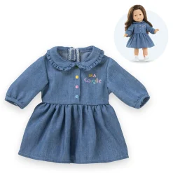 Corolle Pénélope en Robe Denim et Baskets