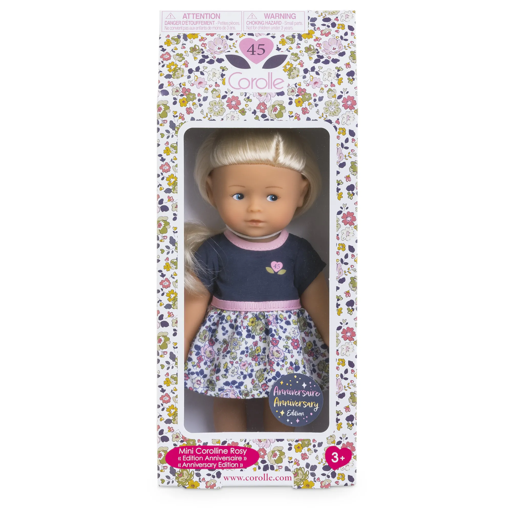 Corolle Poupée Mini Corolline Rosy - Édition Anniversaire