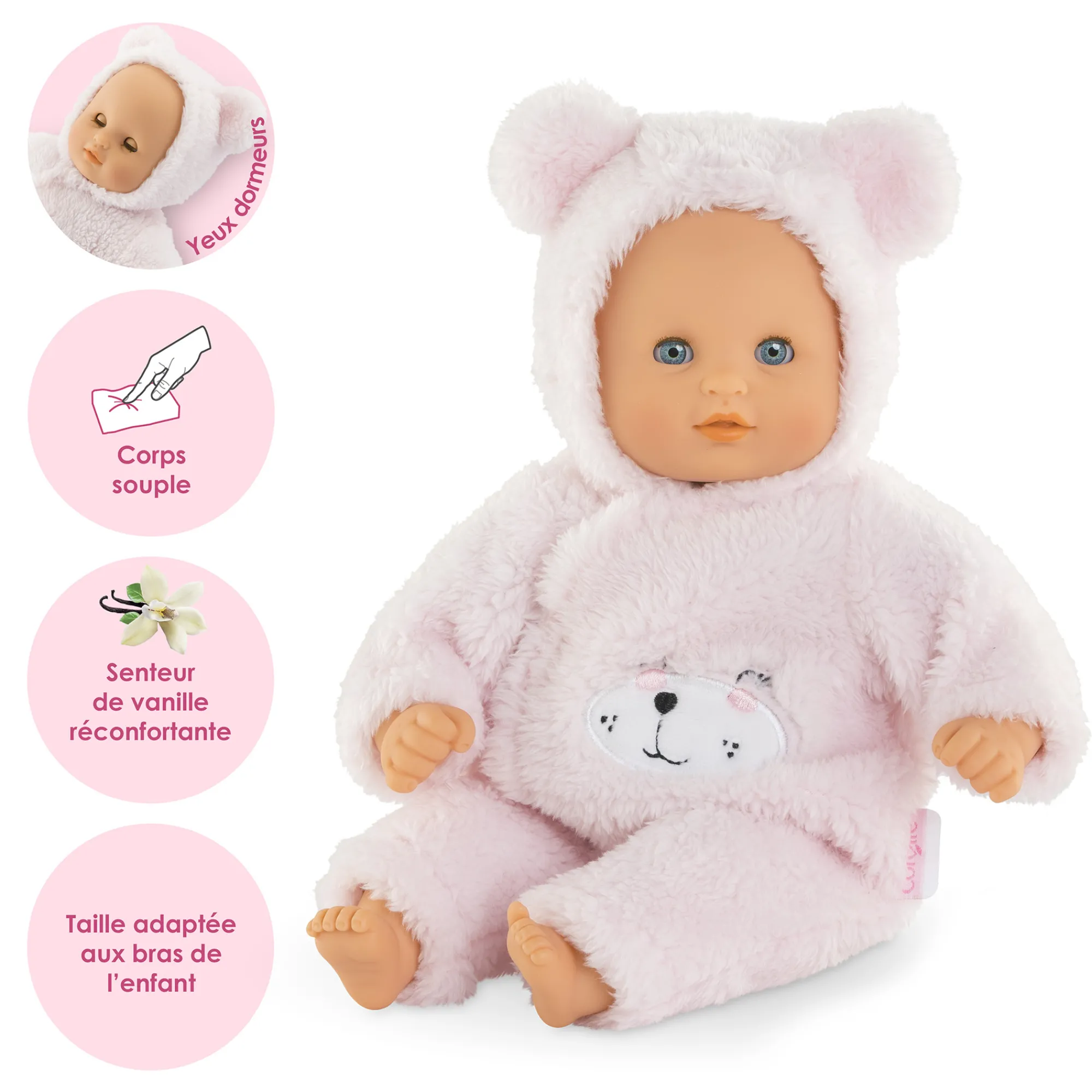 Corolle Poupon Bébé Calin Ourson d'Amour