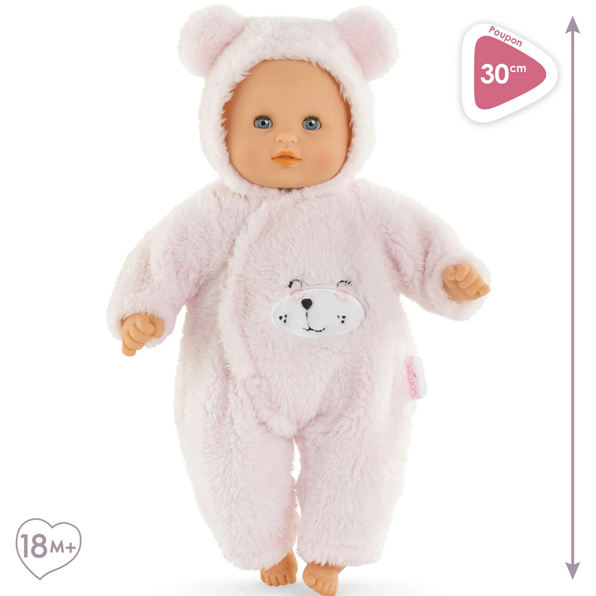 Corolle Poupon Bébé Calin Ourson d'Amour