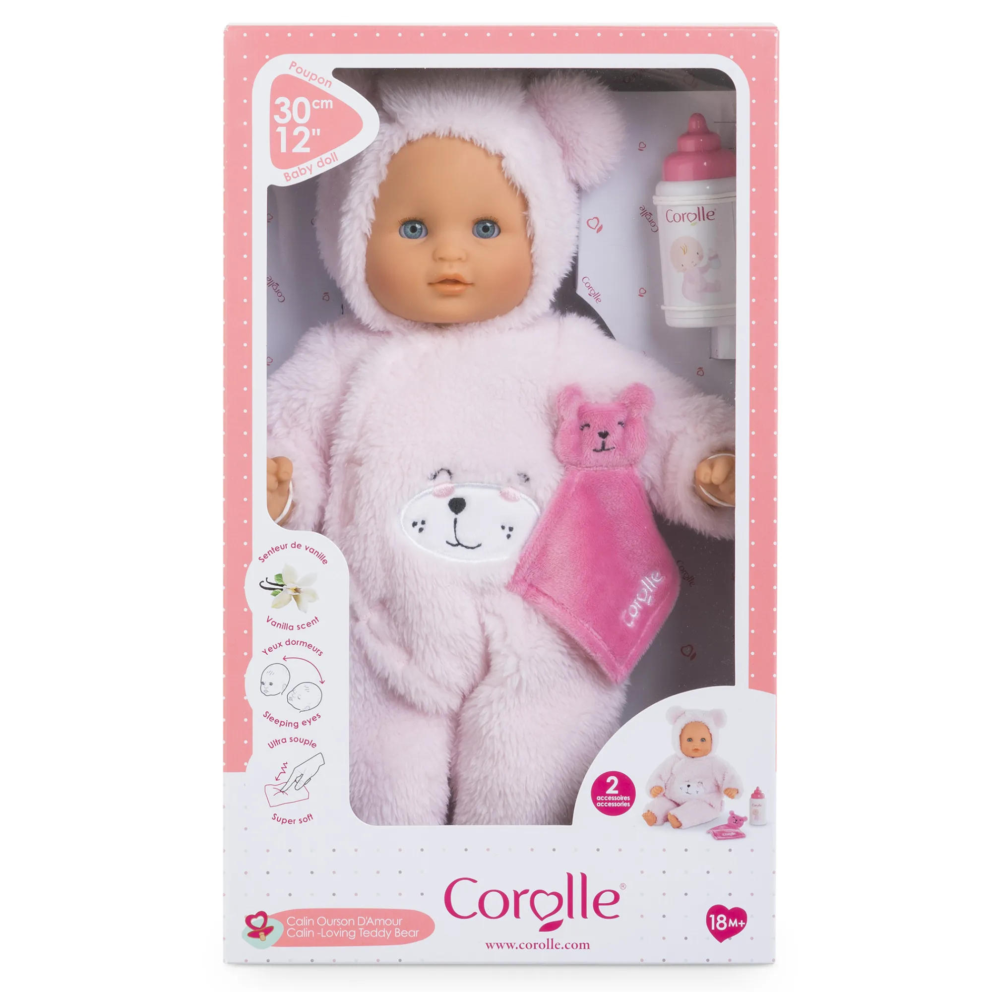 Corolle Poupon Bébé Calin Ourson d'Amour
