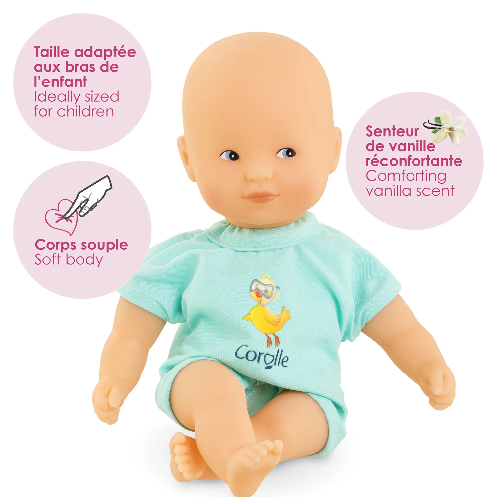 Corolle Poupon Mini Bain Bleu