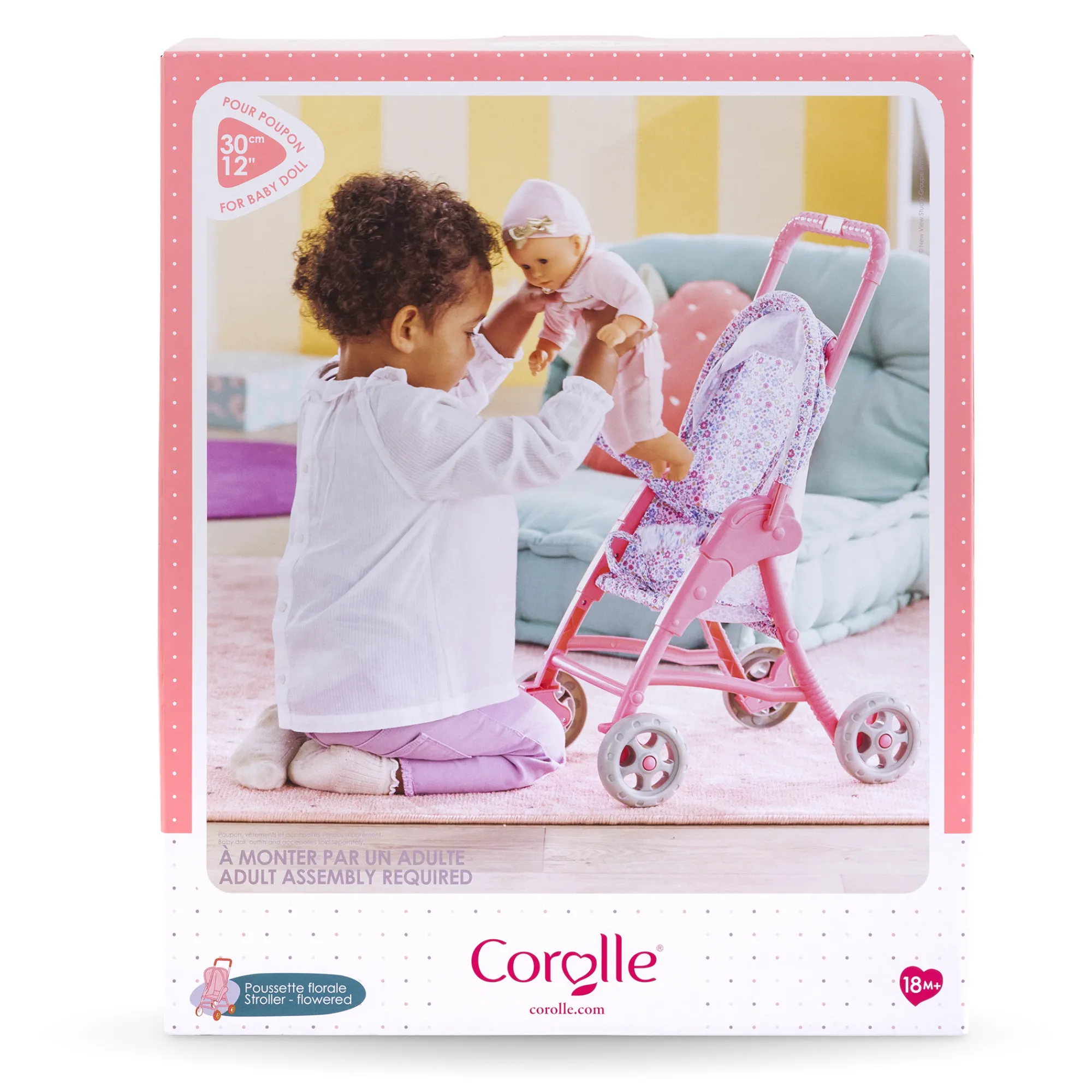 Corolle Poussette Florale pour poupon 30 cm