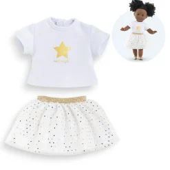 Corolle Prune en T-Shirt & Jupe