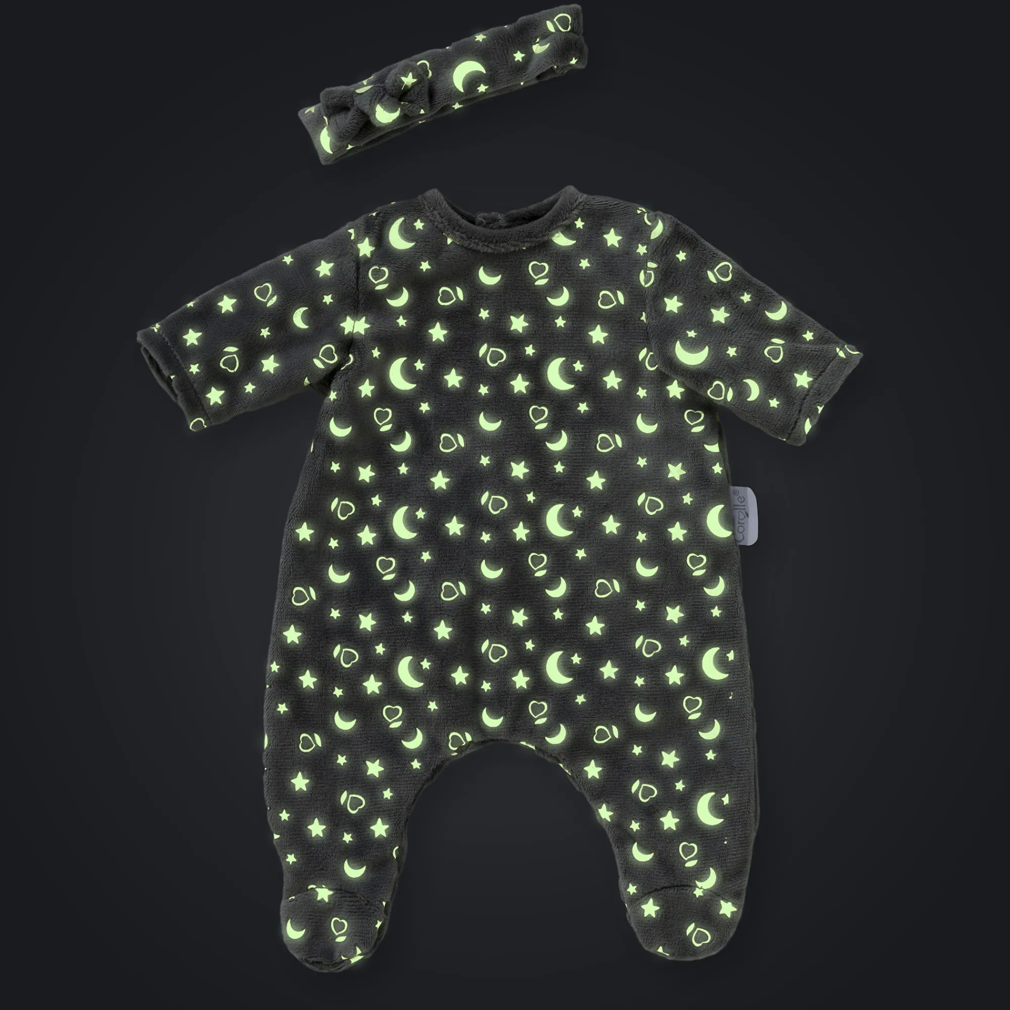 Corolle Pyjama Brille dans la Nuit & Bandeau pour poupon 30 cm