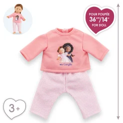 Corolle Pyjama Rose 2 pièces pour poupée ma
