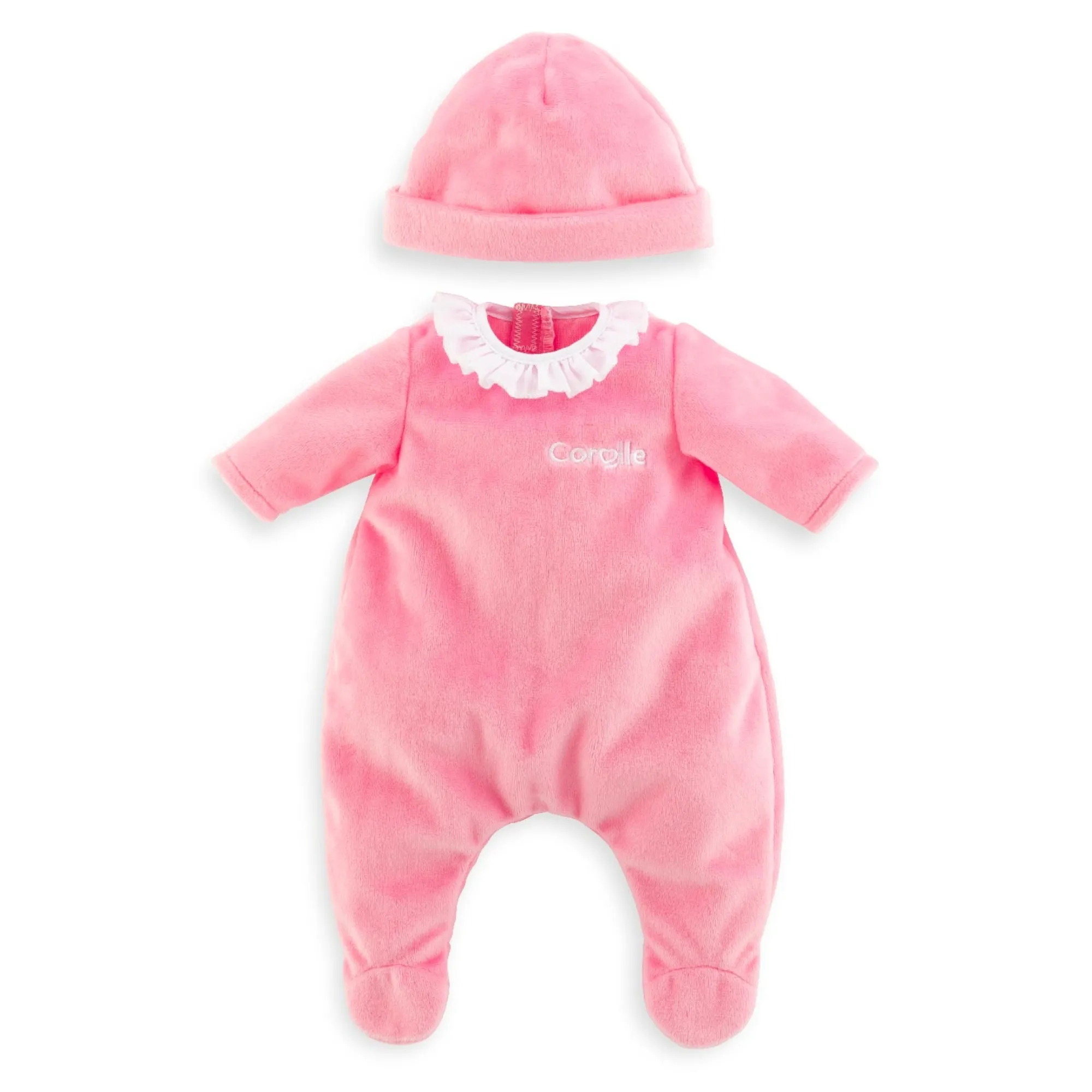 Corolle Pyjama rose et bonnet pour poupon 30 cm