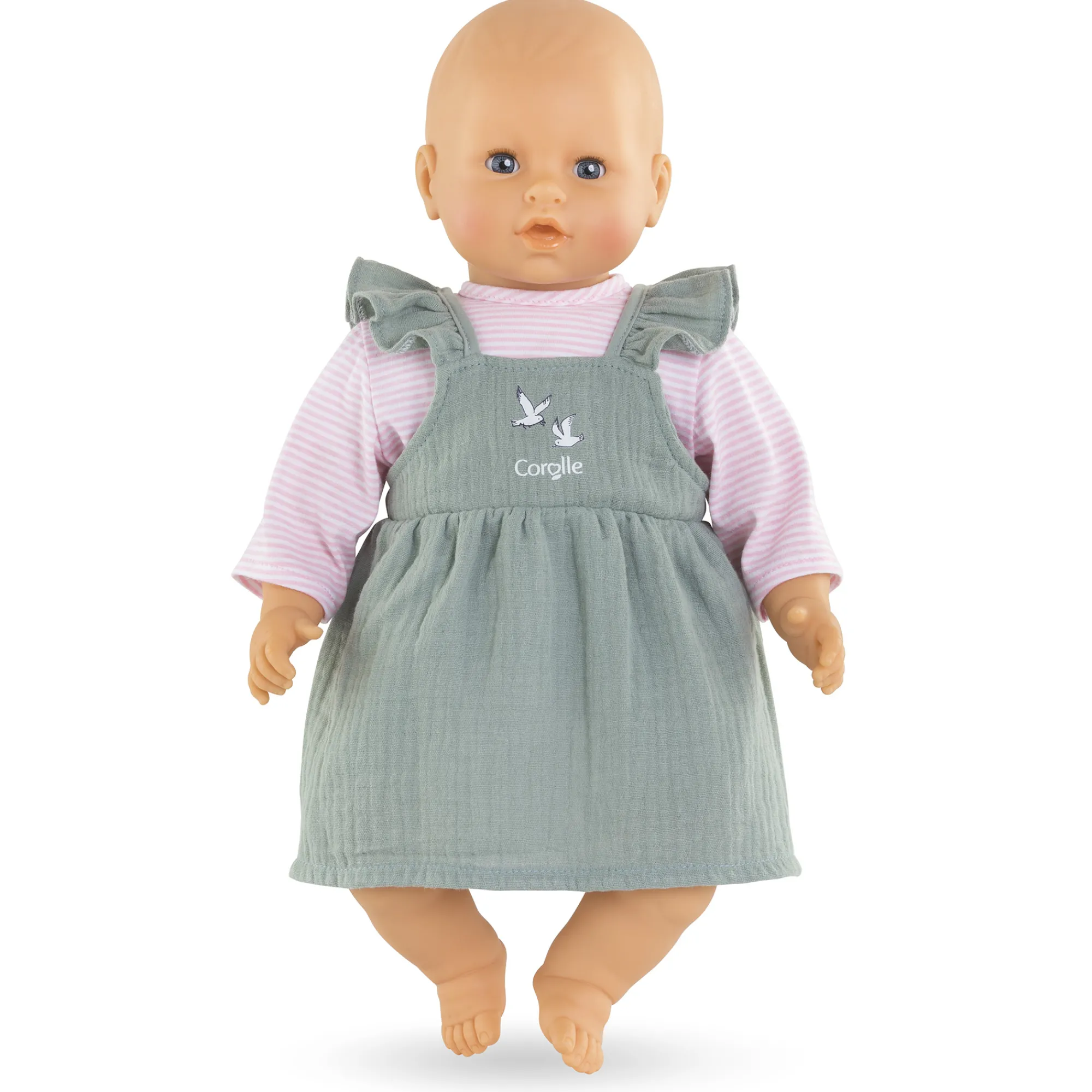 Corolle Robe à Volants & T-Shirt Bords de Loire pour poupon 42 cm