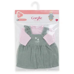 Corolle Robe à Volants & T-Shirt Bords de Loire pour poupon 42 cm