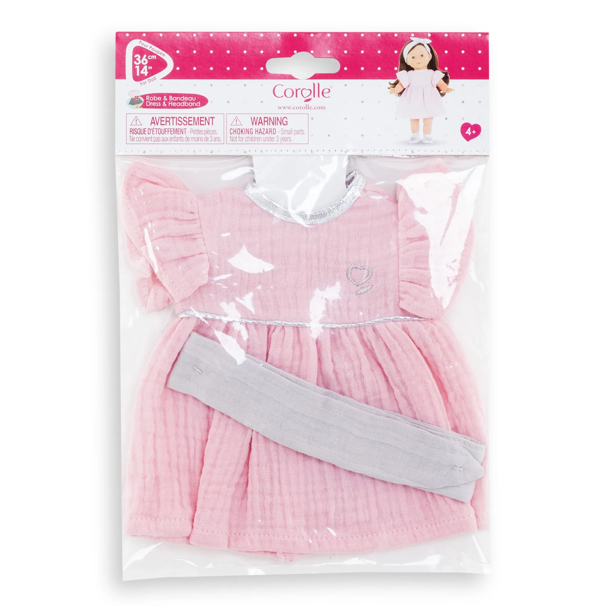 Corolle Robe et Bandeau pour poupée ma