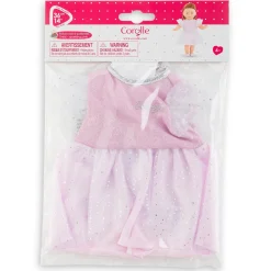 Corolle Robe Rose à Paillettes pour poupée ma