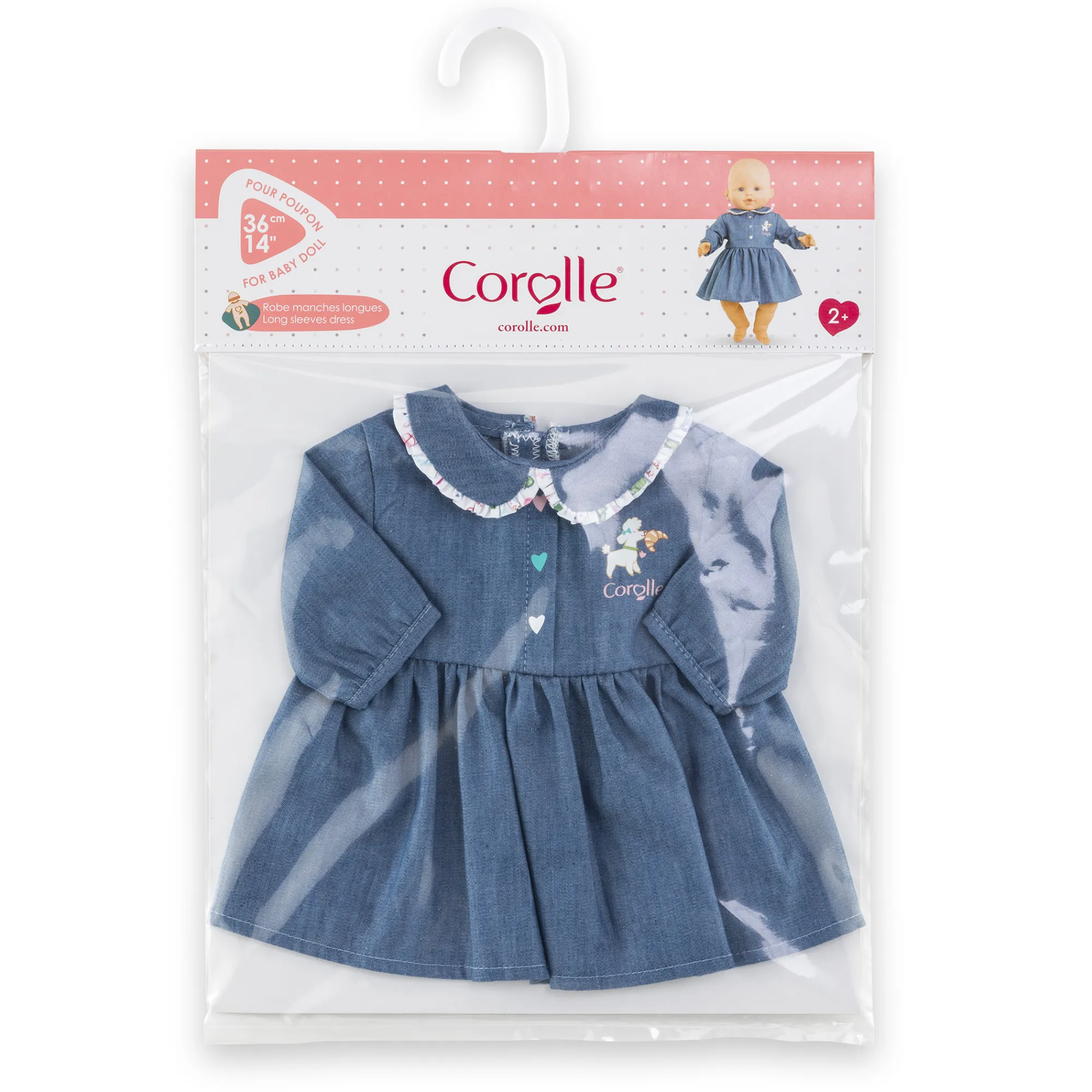 Corolle Robe Week-end à Paris pour poupon 36 cm