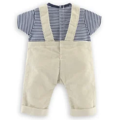 Corolle T-Shirt et Salopette Écru Bords de Loire pour poupon 36 cm